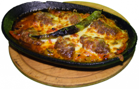 Kiremitte Mantarlı Kaşarlı Köfte | 340,00